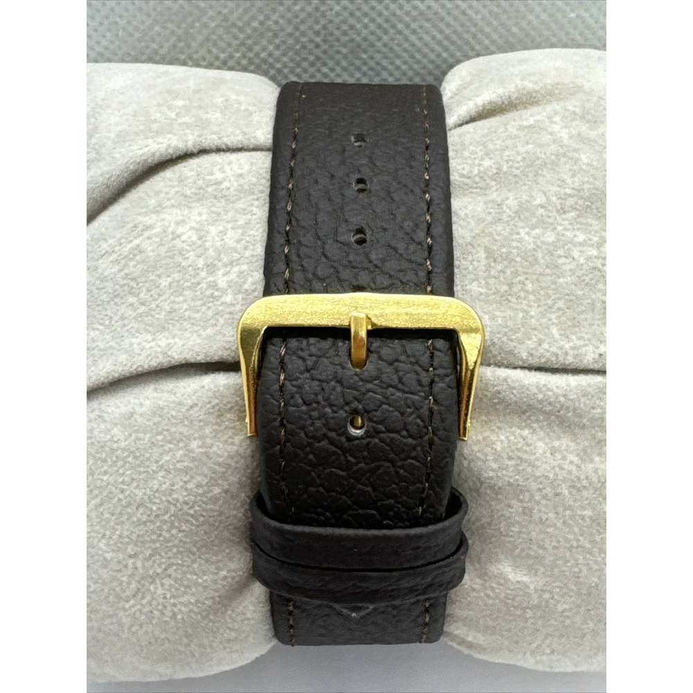 Skagen 805XLTBB Men's Brown Leather Strap Analog Dial Quartz Wrist Watch AEA289